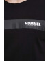 Hummel Памучна тениска в черно с принт - Pepit.bg