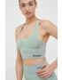 Hummel Спортен сутиен Clea в зелено с изчистен дизайн - Pepit.bg