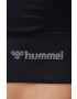 Hummel Спортен сутиен Tiffy в черно с изчистен дизайн - Pepit.bg