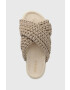 Inuikii Чехли Woven в бежово 70104-105 - Pepit.bg