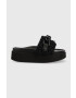 Inuikii Чехли Woven Chain Platform в черно с платформа 70103-103 - Pepit.bg