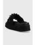 Inuikii Чехли Woven Chain Platform в черно с платформа 70103-103 - Pepit.bg