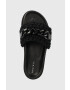 Inuikii Чехли Woven Chain Platform в черно с платформа 70103-103 - Pepit.bg