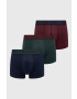 Jack & Jones Боксерки (3 чифта) мъжки в лилаво - Pepit.bg