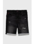 Jack & Jones Детски дънков къс панталон в сиво - Pepit.bg