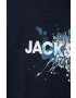 Jack & Jones Детски суичър в зелено с принт - Pepit.bg