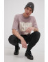 Jack & Jones Памучна тениска в лилаво с принт - Pepit.bg