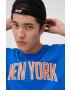 Jack & Jones Памучна тениска в лилаво с принт - Pepit.bg
