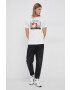 Jack & Jones Памучна тениска в бяло с принт - Pepit.bg