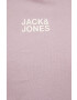 Jack & Jones Памучна тениска в лилаво с принт - Pepit.bg