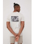 Jack & Jones Памучна тениска в бежово с принт - Pepit.bg