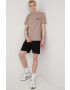 Jack & Jones Памучна тениска в бежово с принт - Pepit.bg