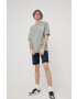 Jack & Jones Памучна тениска в зелено с принт - Pepit.bg