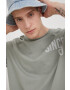 Jack & Jones Памучна тениска в зелено с принт - Pepit.bg
