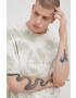 Jack & Jones Памучна тениска в зелено с десен - Pepit.bg