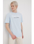 Jack & Jones Памучна тениска в лилаво с принт - Pepit.bg