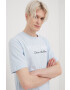 Jack & Jones Памучна тениска в лилаво с принт - Pepit.bg