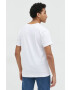 Jack & Jones Памучна тениска в бяло с десен - Pepit.bg