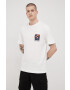 Jack & Jones Памучна тениска в бежово с принт - Pepit.bg