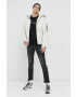 Jack & Jones Памучна тениска в черно с десен - Pepit.bg