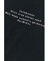 Jack & Jones Памучна тениска в черно с десен - Pepit.bg