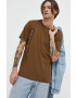 Jack & Jones Памучна Тениска в кафяво с принт - Pepit.bg