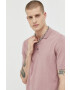 Jack & Jones Пуловер JJEEMIL мъжки в розово - Pepit.bg