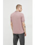 Jack & Jones Пуловер JJEEMIL мъжки в розово - Pepit.bg