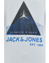 Jack & Jones Суичър в сиво с принт - Pepit.bg