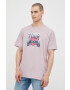 Jack & Jones Тениска в лилаво с принт - Pepit.bg