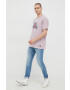 Jack & Jones Тениска в лилаво с принт - Pepit.bg