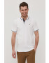 Jack & Jones Тениска с яка в бяло - Pepit.bg