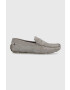 Jack & Jones Велурени мокасини Jfwjensen мъжки в сиво - Pepit.bg