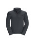 Jack Wolfskin Детски суичър в черно с изчистен дизайн - Pepit.bg
