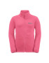 Jack Wolfskin Детски суичър TAUNUS JACKET K в розово с изчистен дизайн - Pepit.bg