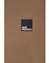 Jack Wolfskin Памучна тениска 10 в кафяво с принт - Pepit.bg