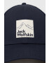 Jack Wolfskin Шапка с козирка Brand в тъмносиньо с принт - Pepit.bg