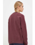 Jack Wolfskin Спортен суичър Osloer Pullover в бордо с изчистен дизайн - Pepit.bg