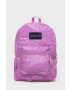 Jansport Раница в розово голям размер с десен - Pepit.bg