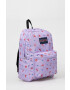 Jansport Раница в лилаво голям размер с десен - Pepit.bg