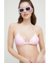 Juicy Couture Бански от две части в розово с леко подплатена чашка - Pepit.bg