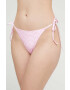 Juicy Couture Бански от две части в розово с леко подплатена чашка - Pepit.bg