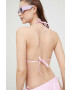 Juicy Couture Бански от две части в розово с леко подплатена чашка - Pepit.bg