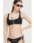 Juicy Couture Бански от две части в черно с мека чашка - Pepit.bg