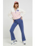 Juicy Couture Суичър в бежово с десен - Pepit.bg