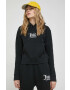 Juicy Couture Суичър Patricia в черно с качулка с принт - Pepit.bg