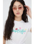Juicy Couture Тениска в бяло - Pepit.bg