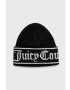 Juicy Couture Вълнена шапка в черно от вълна - Pepit.bg