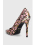 Just Cavalli Обувки с висок ток в розово 74RB3S01 - Pepit.bg