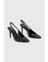 Just Cavalli Обувки с висок ток в черно 74RB3S52 - Pepit.bg